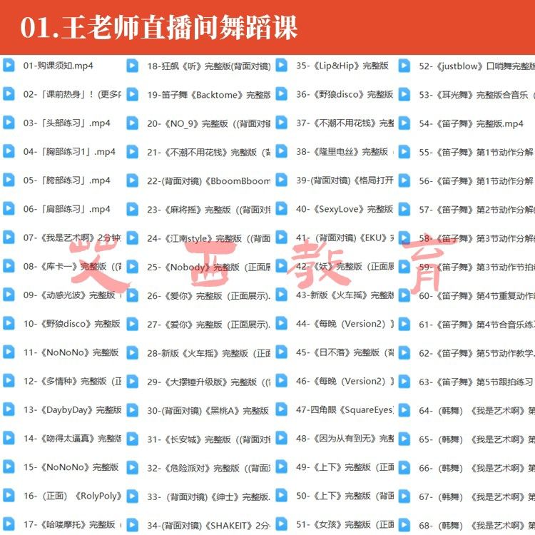 图片[2]-王梦研老师直播间美女舞蹈课程网红舞热门古风现代舞成品舞零基础教学-资源分享