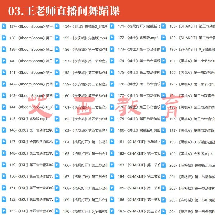 图片[4]-王梦研老师直播间美女舞蹈课程网红舞热门古风现代舞成品舞零基础教学-资源分享