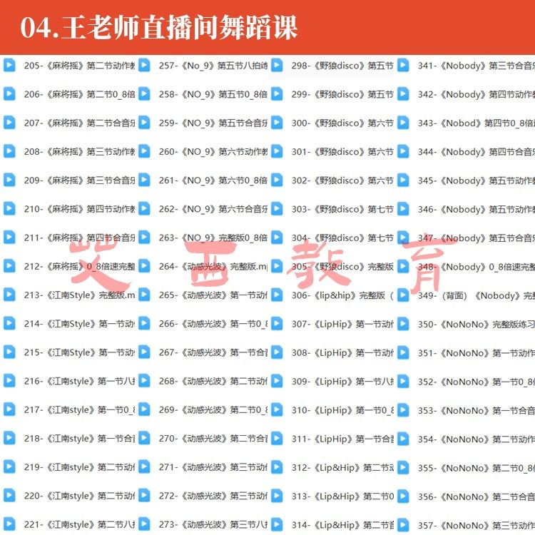 图片[5]-王梦研老师直播间美女舞蹈课程网红舞热门古风现代舞成品舞零基础教学-资源分享