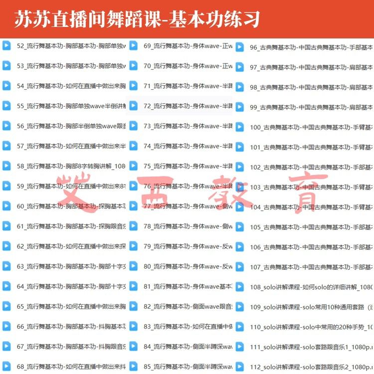 图片[4]-苏苏直播间成品舞教学基本功自学抖音热舞网红舞流行古风镜面分解圣诞情趣美女写真-资源分享