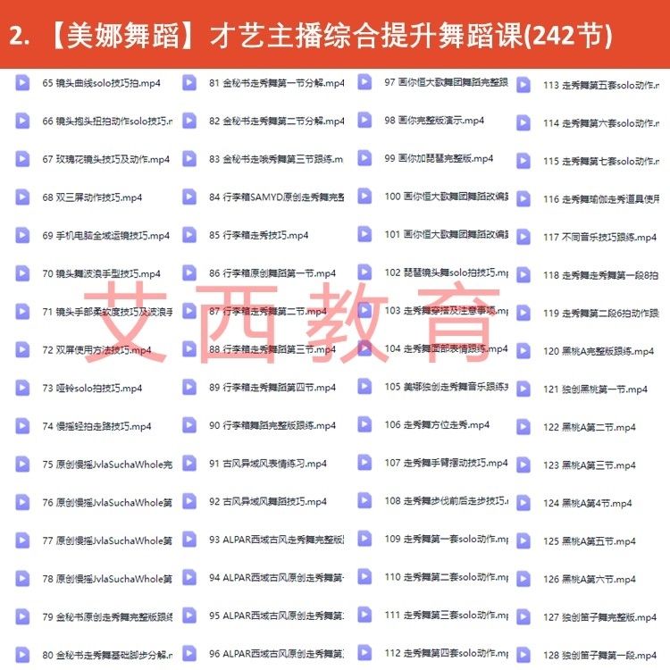 图片[5]-美娜才艺美女主播综合提升舞蹈课独创热门舞蹈提升课包才艺零基础教学-资源分享